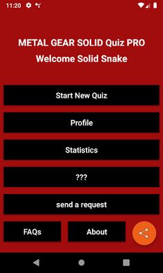 Metal Gear Solid Quiz PRO - Screenshot 1