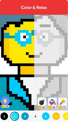 Pixelmania - Color by Number - Screenshot 1