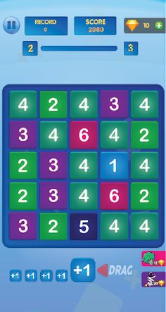 Math Merge Block Deluxe - Screenshot 1