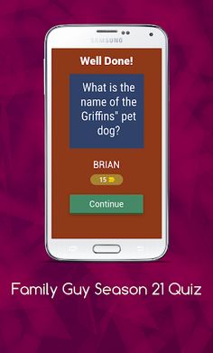 Family Guy Season 21 Quiz - Screenshot 2