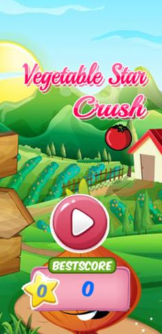 Vegetable Star Crush - Screenshot 1