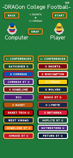 DRAGon College Football - Screenshot 1