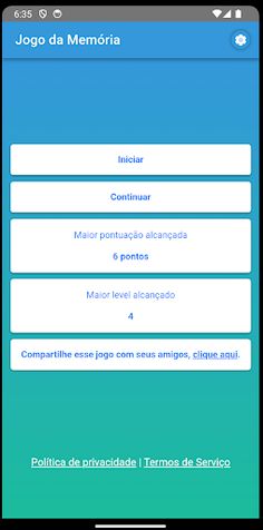 Jogo da Memória - Screenshot 1