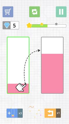 Liquid puzzle: sort the colors - Screenshot 1