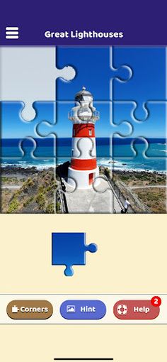 Great Lighthouses Puzzle - Screenshot 1