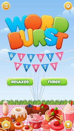 Word Burst: Garden Party - Screenshot 1