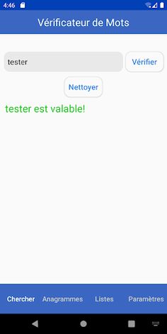 Dictionnaire de Scrabble - Vér - Screenshot 1
