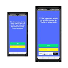 True And False Quiz Game - Screenshot 1