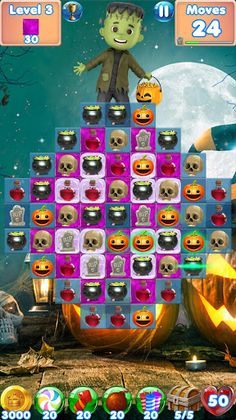 Halloween Games 2 - fun puzzle - Screenshot 2