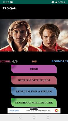 Hollywood T20 Quiz - Screenshot 4