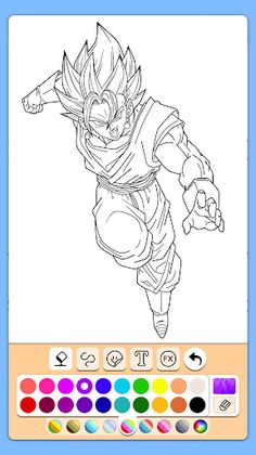 Ultra Instinct Coloring Book - Screenshot 4