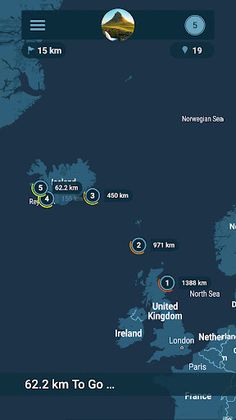 Pinway: Geography to be played - Screenshot 2