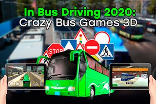 In Bus Driving 2020: Racing Bu - Screenshot 1