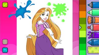 easy drawing with Rapunzel - Screenshot 1