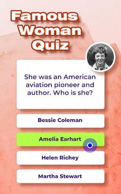 Famous Women In History Quiz - Screenshot 4
