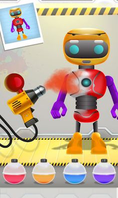 Robot Factory Toy Maker Game - Screenshot 1