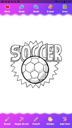 coloring world football - Screenshot 4