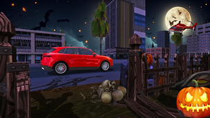 Halloween Drive Zone Mania - Screenshot 1