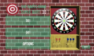 The Darts Game Super Dart 3D - Screenshot 1