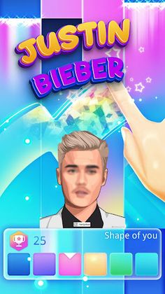 Justin Bieber Piano Tiles - Screenshot 2