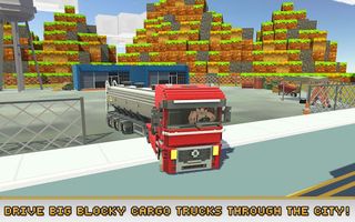 Blocky Truck Simulator - Screenshot 1