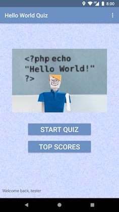 Hello World Quiz - Screenshot 1