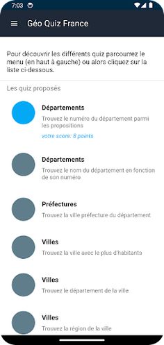 Géo Quiz France - Screenshot 2