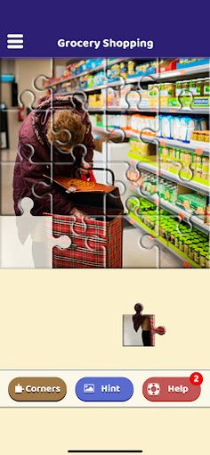 Grocery Shopping Puzzle - Screenshot 2