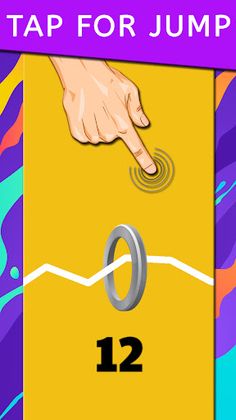 Circle Hop - Line Ring Jump - Screenshot 2