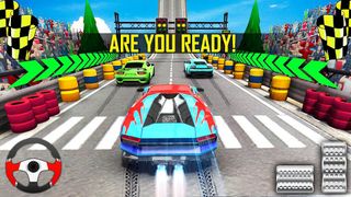 Crazy Car Stunt Race Car Games - Screenshot 1