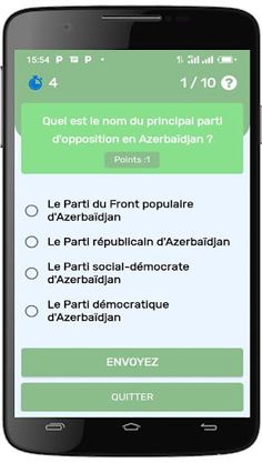 Quiz Azerbaïdjan - Screenshot 3