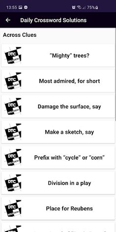 Daily Crossword Solution - Screenshot 3