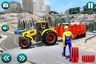 US Farming Tractor Cargo Games - Screenshot 1