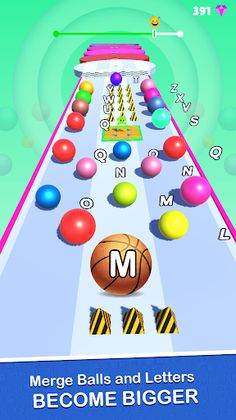 AZ Ball Run Rush 2048 - Screenshot 2