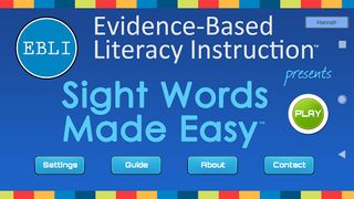EBLI Sight Words Made Easy - Screenshot 1