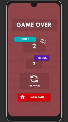 Der Die Das: Quiz Articles - Screenshot 4