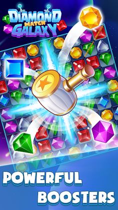 Diamond Galaxy Match 3 - Screenshot 1
