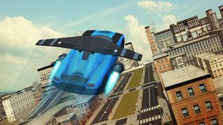 Free Flying Racing Car Driving - Screenshot 2