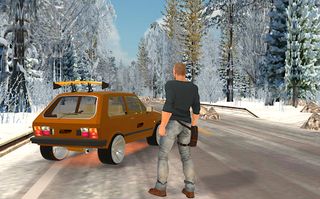 Snow Car Driving Simulator - Screenshot 1