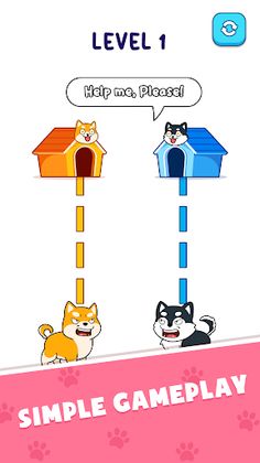 Doge Rush : Draw Home Puzzle - Screenshot 3