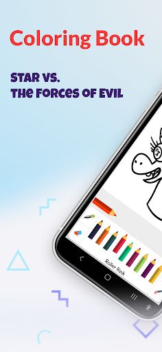 Star and Marco Coloring Game - Screenshot 1