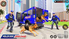Police Dog Crime Jeep Chase - Screenshot 3