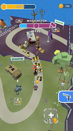 Survive In States: Z Defense - Screenshot 2