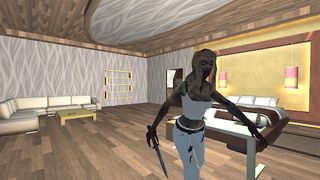 Mad Zombie Mansion: 3D Offline - Screenshot 1