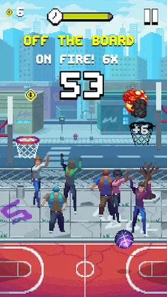 Bouncy Hoops - Screenshot 1