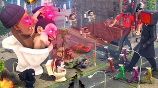 Toilet Monster : Skybydy War - Screenshot 3