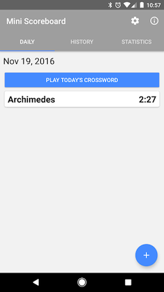 Mini Scoreboard - Screenshot 1