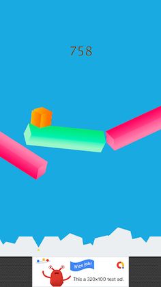 Excellent Flips Cube Dash - Screenshot 2