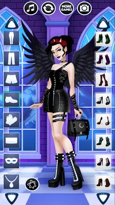 Gothic Dress Up - Screenshot 2