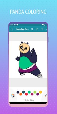 Little Panda Coloring Game - Screenshot 3